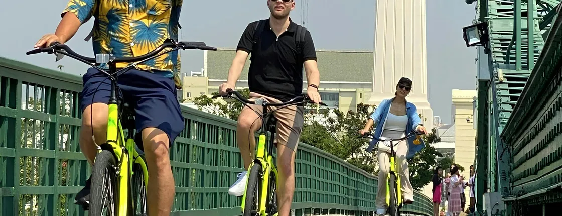 Bangkok small-group electric bike tour