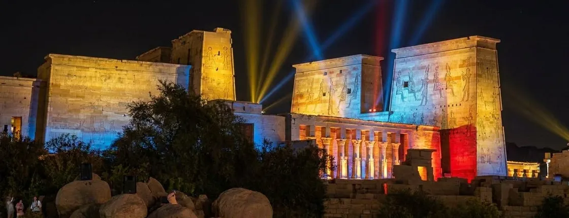 Sound and Light Show experience at Philae Temple from Aswan