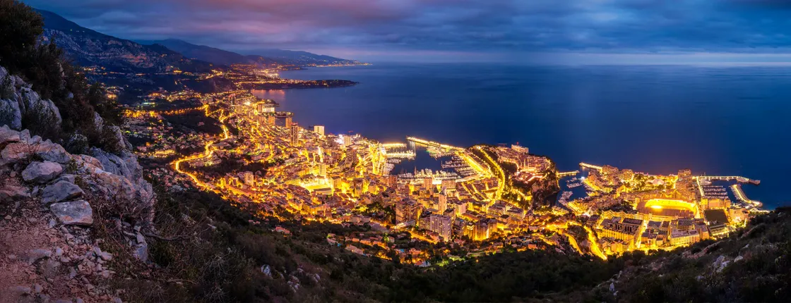 Private tour of Monaco and Monte-Carlo by night