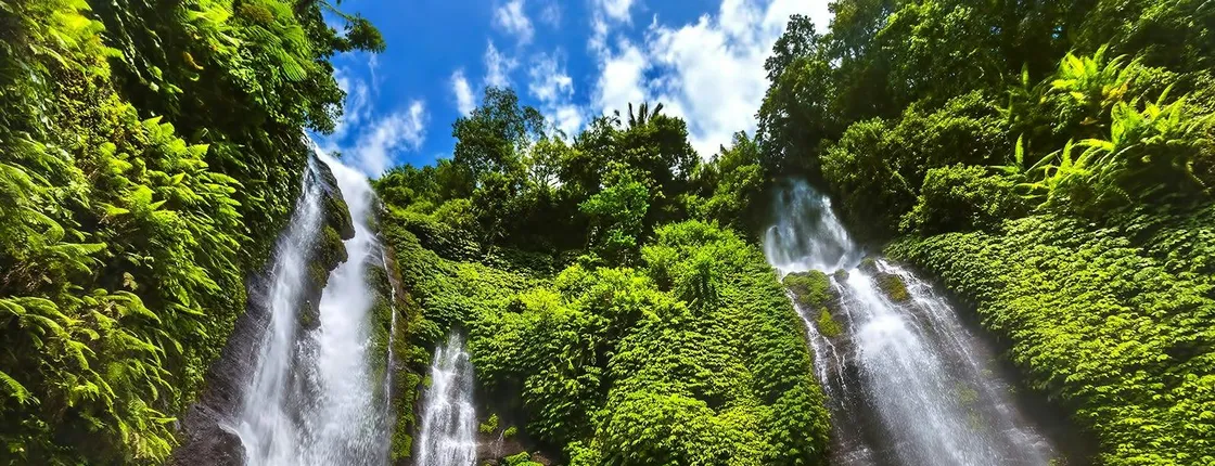 North Bali hidden waterfall and gate of heaven private tour with lunch