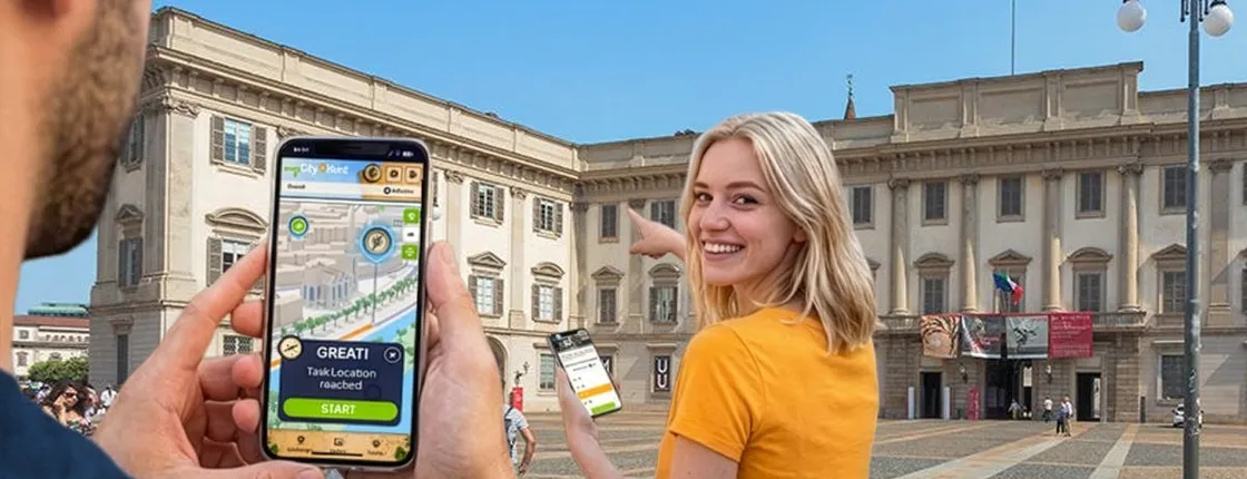 Self-guided digital scavenger hunt in Krefeld