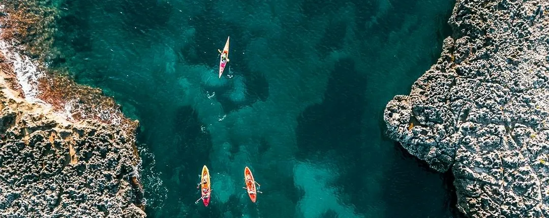 Majorca SUP or kayaking snorkelling tour with transfer by Eco Island Adventure