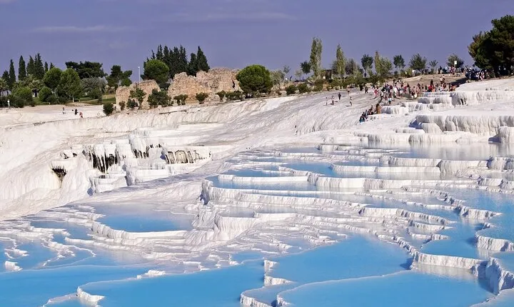 Pamukkale Hierapolis and Cleopatra's Pool Tour with lunch from Antalya 
