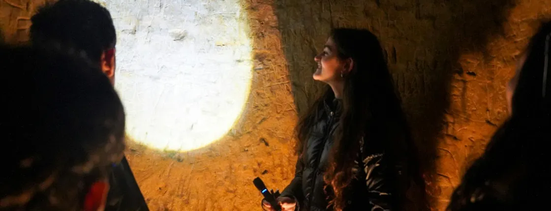 Guided cave tour and traditional apéritif in Santarcangelo