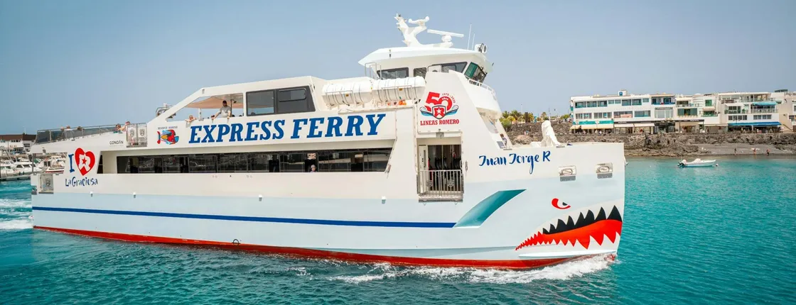 Lanzarote express ferry with transfer