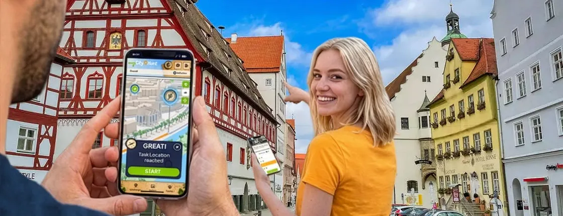 Self-guided digital scavenger hunt in Nördlingen