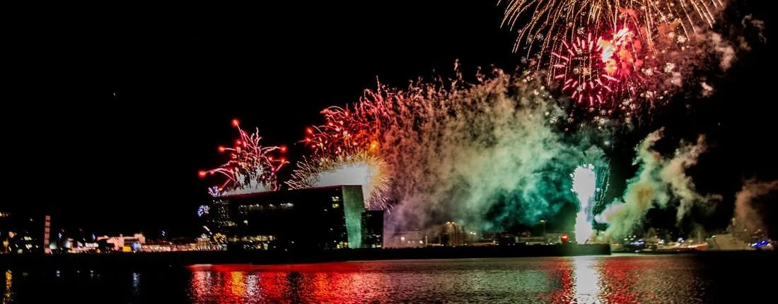 New Year's firework cruise in Reykjavík