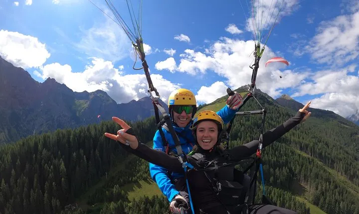 Tandem Paragliding Flight in Neustift
