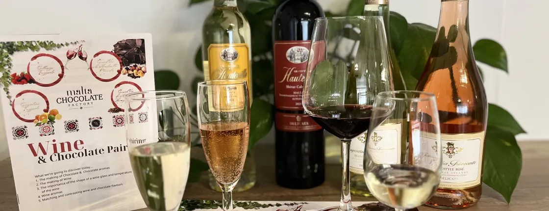 Maltese wine & Chocolate pairing workshop