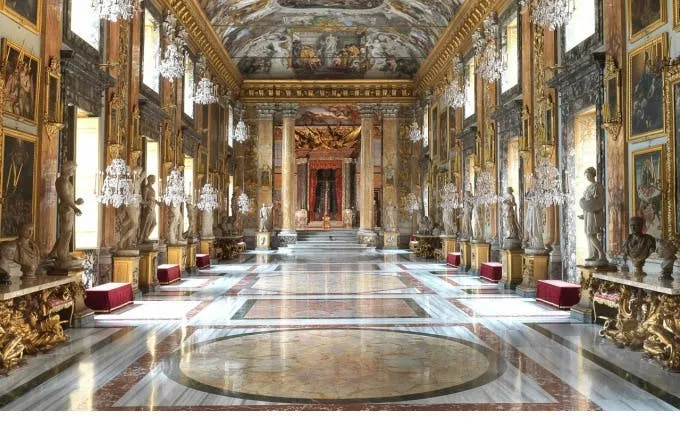 Entrance ticket to Colonna Gallery