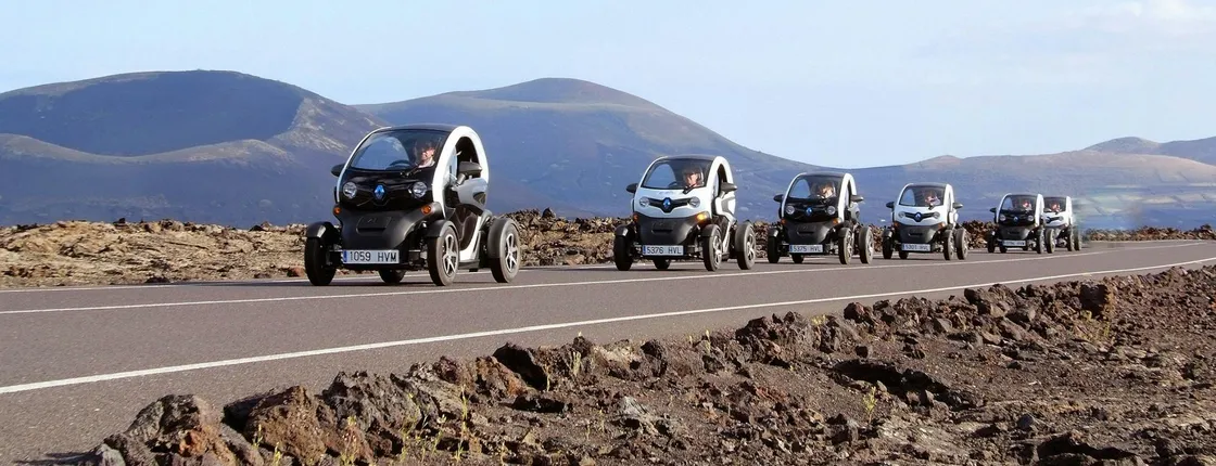Timanfaya Twizy electric car tour ticket