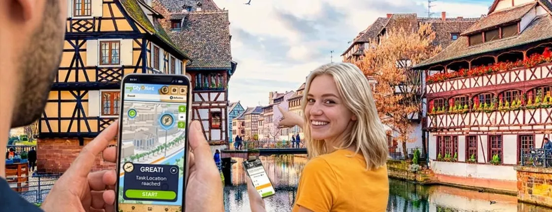 Self-guided digital scavenger hunt in Strasbourg