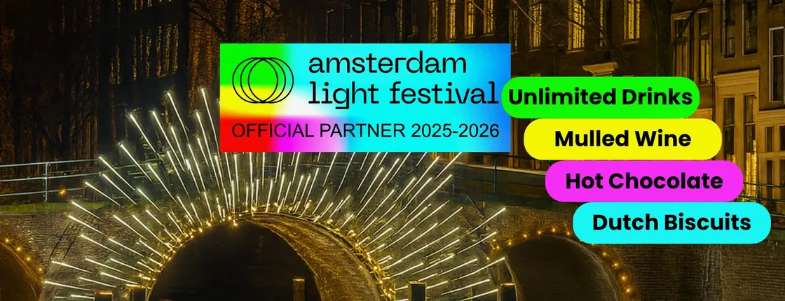Light Festival Cruise with Open Bar and Mulled Wine in Amsterdam