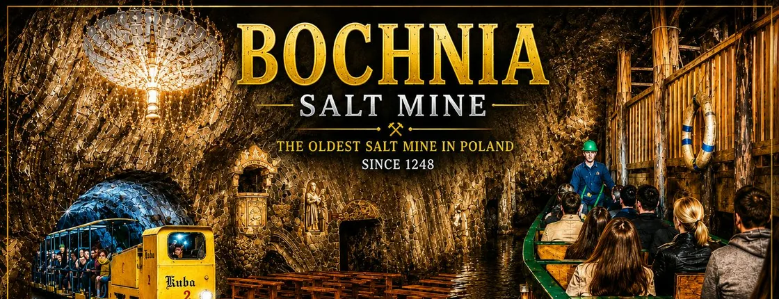 Bochnia Salt Mine tour from Kraków with underground boat ride
