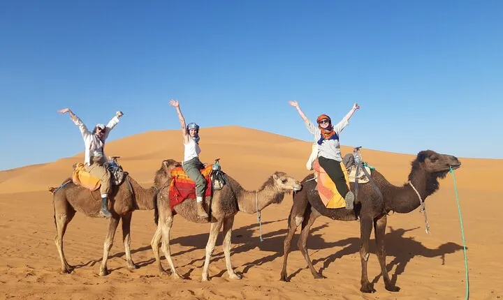 3 Days Tour From Fes To Marrakech Via Merzouga Dunes, Camel Trek