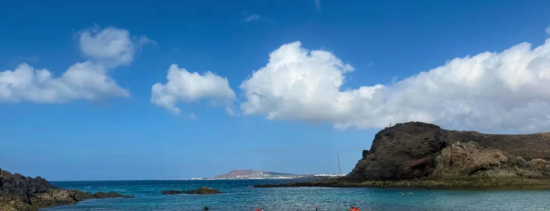 Lanzarote electric paddleboard and snorkelling tour