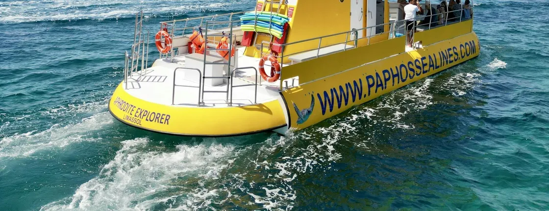 Semi-submarine swim cruise with unlimited drinks from Paphos