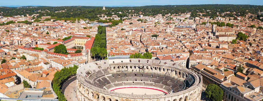 Nimes Arena and city tour with audio guide