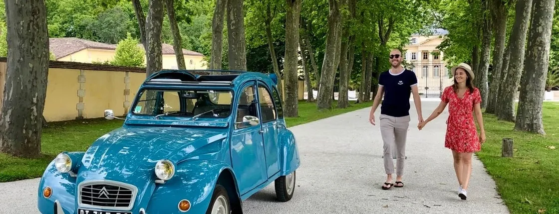 Private tour of Médoc vineyards with professional wine taster