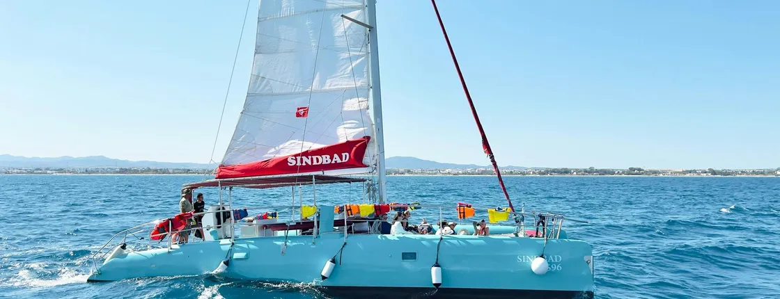 Hammamet catamaran cruise with optional transfers