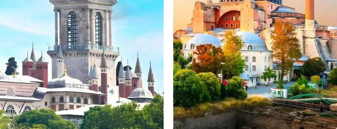 Topkapi Palace and Hagia Sophia Museum combo ticket