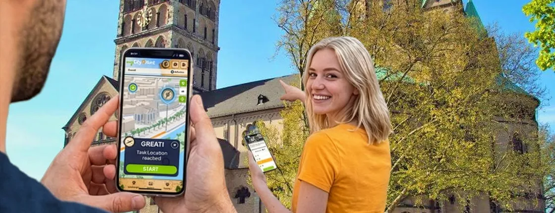 Self-guided digital scavenger hunt in Neuss