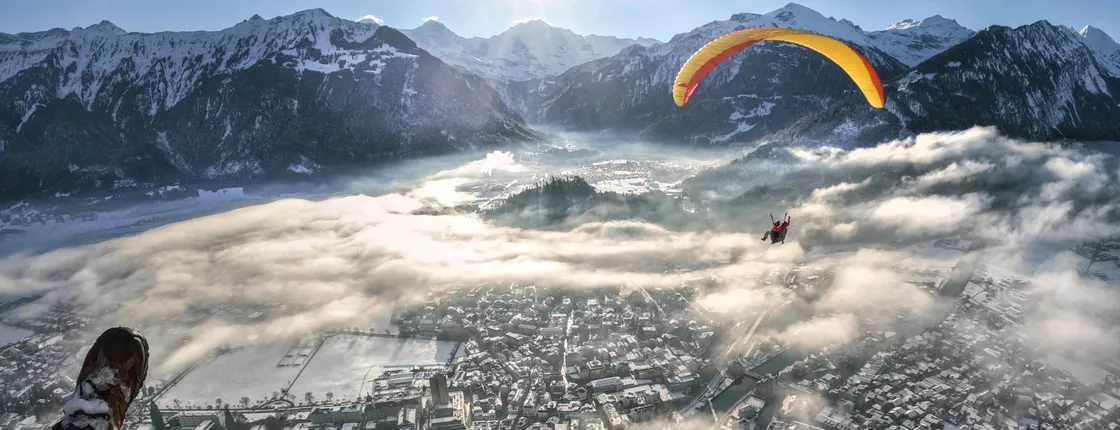 Interlaken Paragliding Winter Experience