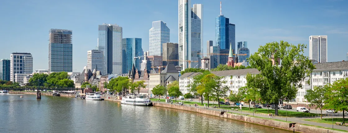 Bicycle tour through Frankfurt