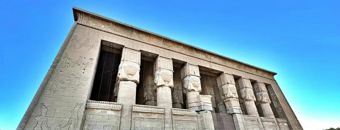 The temples of Dendera and Abydos from Luxor