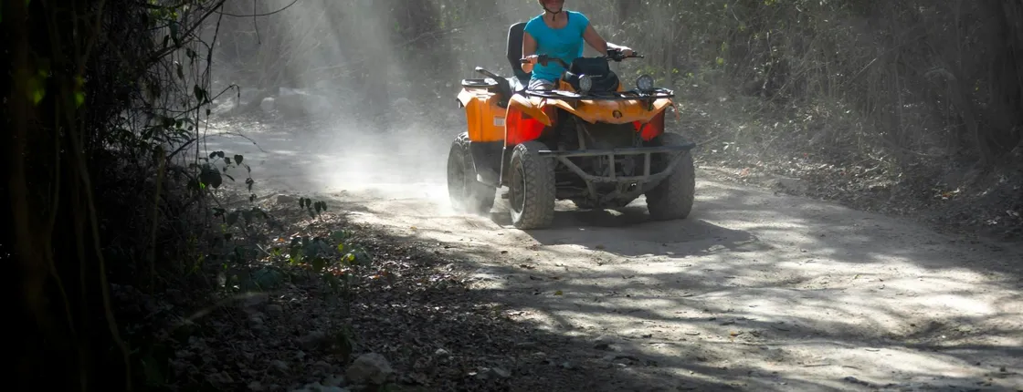 Riviera Maya ATV ride combo tours with Aventuras Mayas