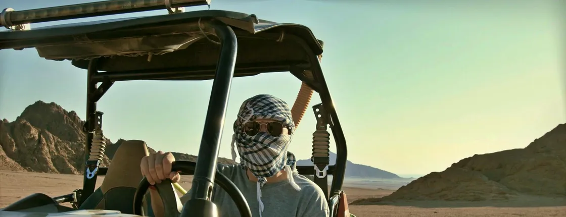 Premium sand buggy adventure with Bedouin food and tea from Sharm