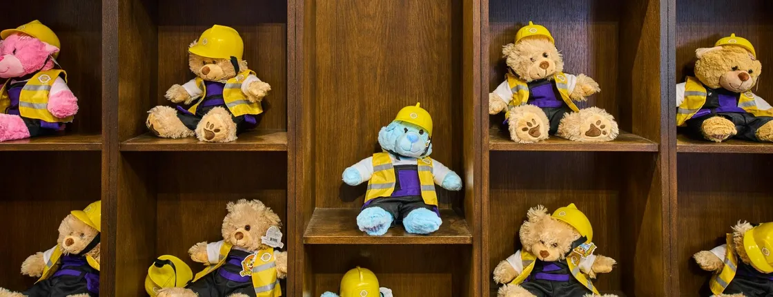 Teddy creation workshop at London Cable Car Experience