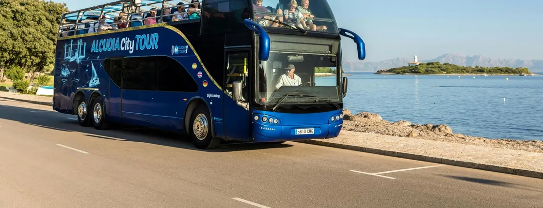 Alcudia open-top sightseeing bus tour