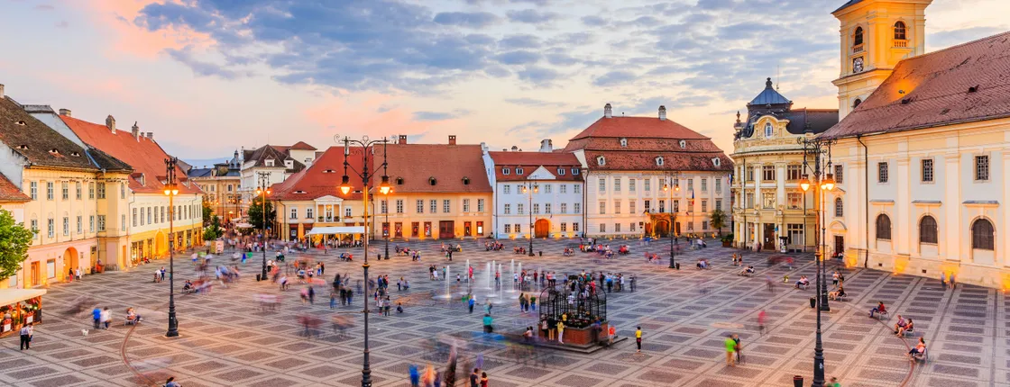 Sibiu Medieval Old Town exploration game and tour