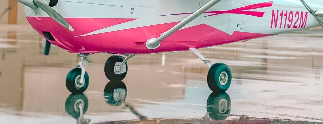 Miami downtown private plane tour with drinks