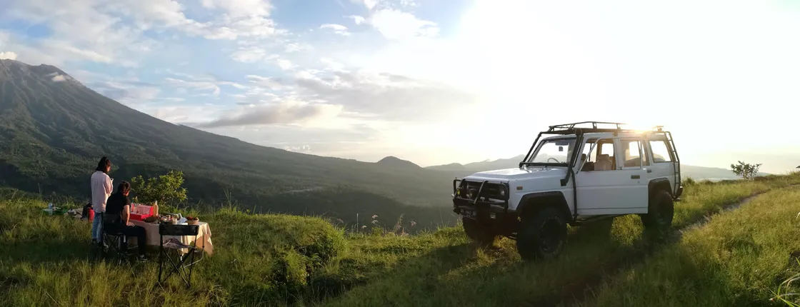East Bali 4x4 Sunrise Safari & Cycling Tour
