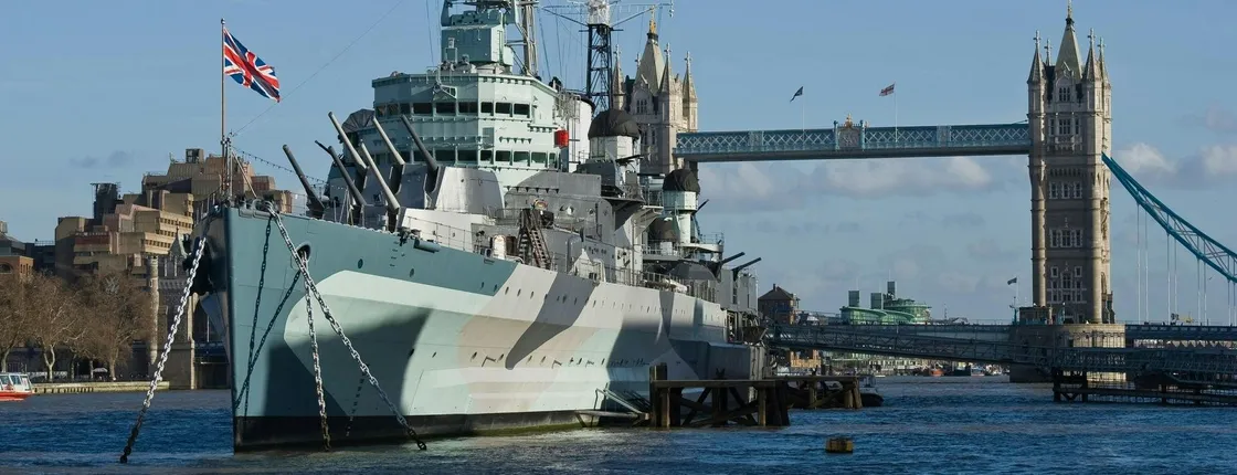 HMS Belfast tickets and Southbank highlights audio tour