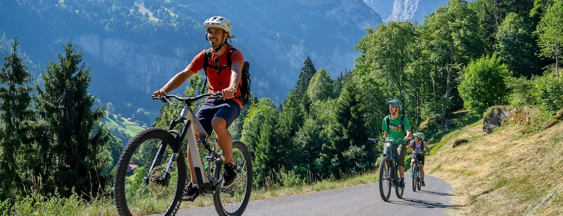 E-Bike tour from Lauterbrunnen to Isenfluh