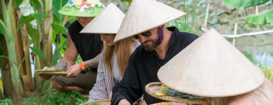 Vietnamese cooking class and market tour experience