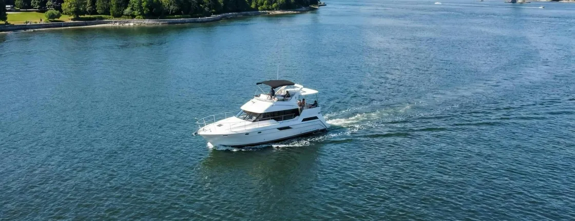 Adults‑only yacht cruise along Vancouver's coastline with drinks