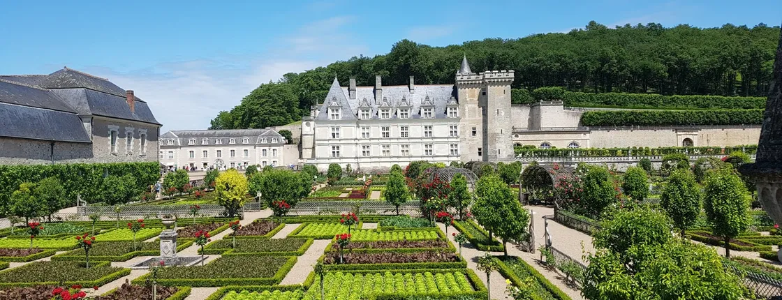 Guided visit Villandry & Azay-le-Rideau Châteaux from Tours