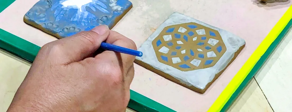 Artisan tiles workshop in Barcelona