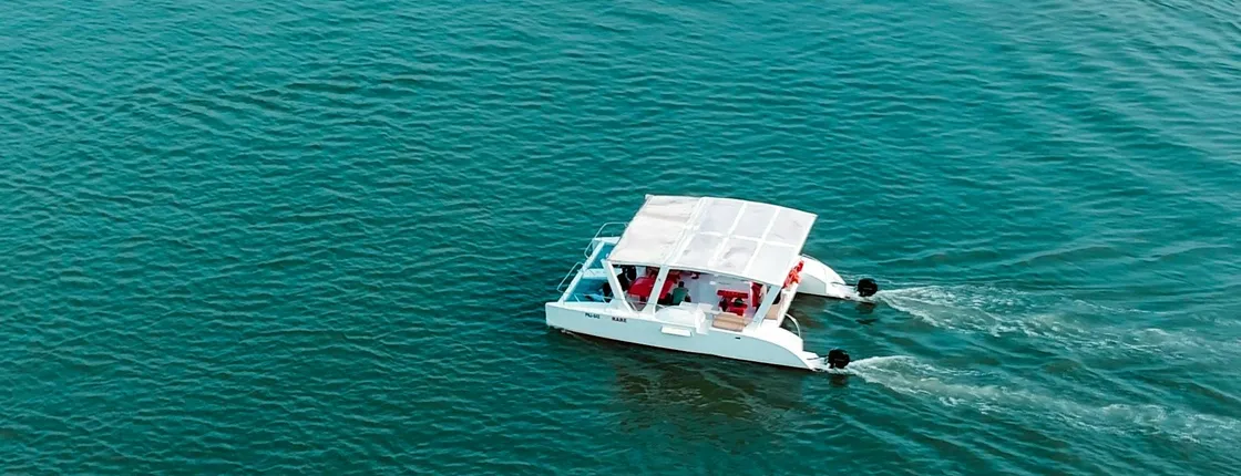 South Goa catamaran cruise on the Arabian Sea