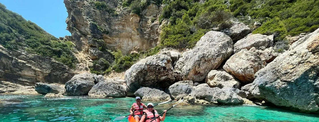 Cala Granadella guided kayak tour