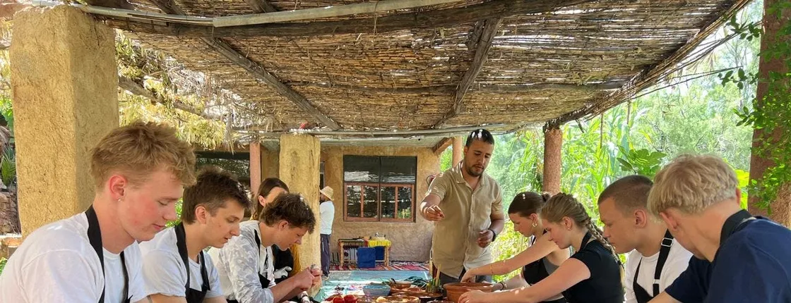 Full-day Atlas Mountains guided village tour and Berber cooking class