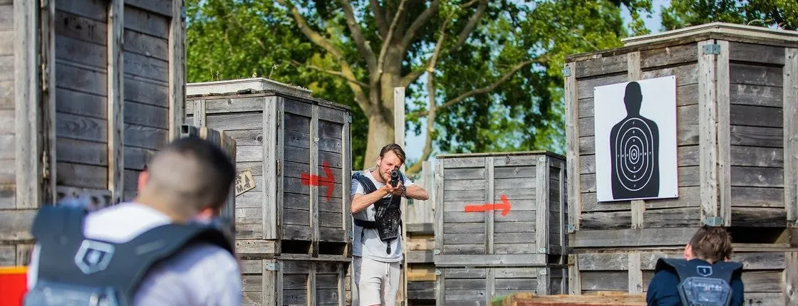 Laser tag experience in Amsterdam