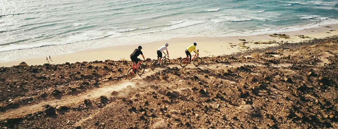 Mountain bike rental service from Corralejo in Fuerteventura