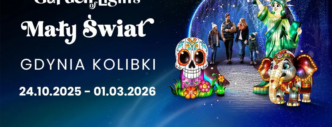 Small World Garden of Lights exhibition in Gdynia-Orłowo