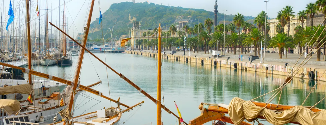 Mediterranean sea sailing trip from Barcelona