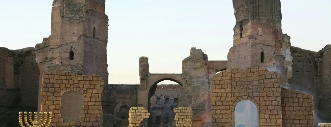 Baths of Caracalla ticket with round-trip transfer and audioguide app